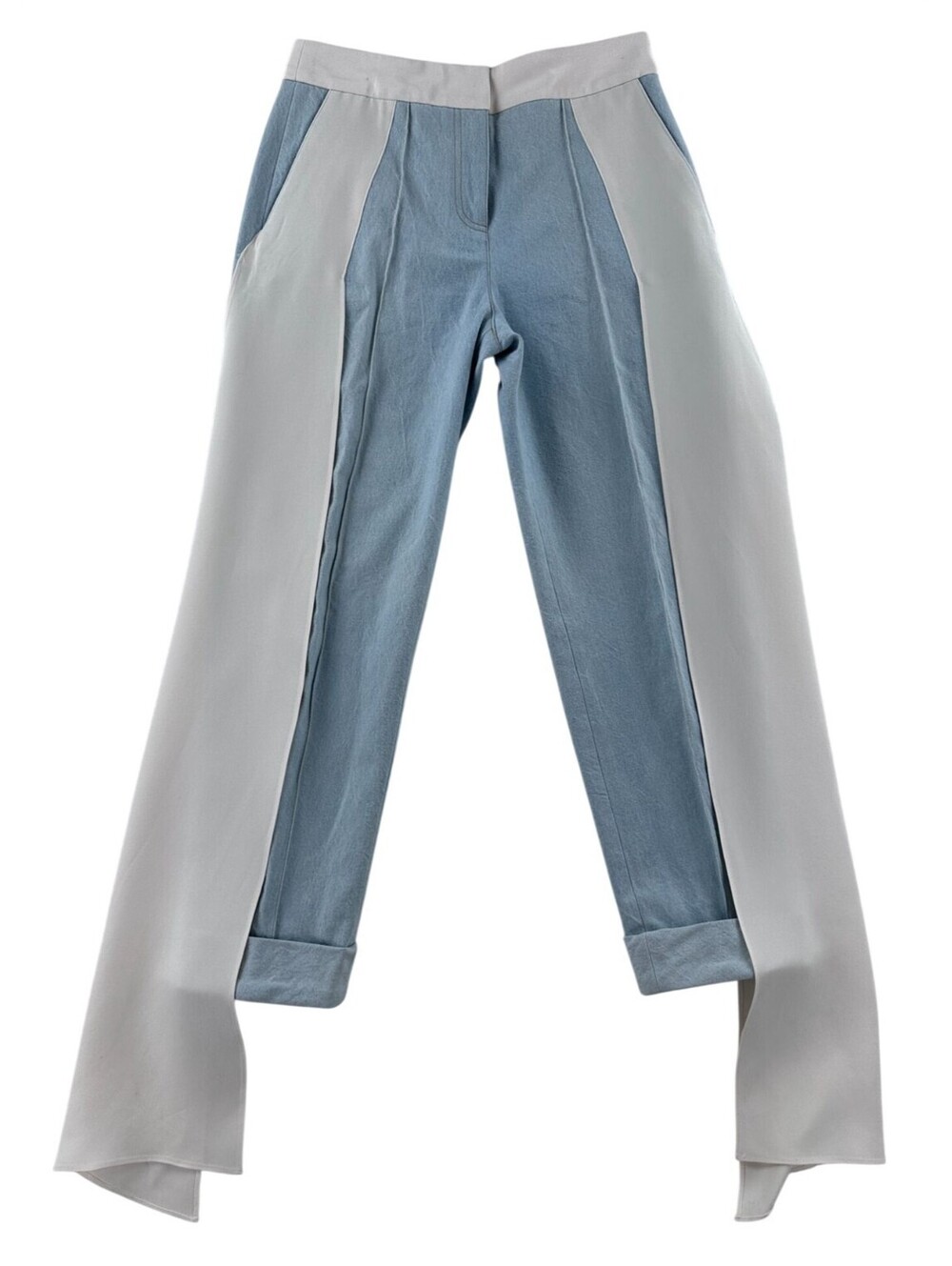 Hellessy Denim Cuffed Cropped Jeans Size 2